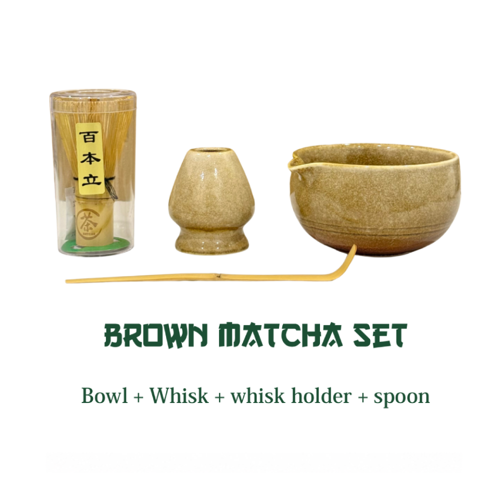 Brown Matcha Set